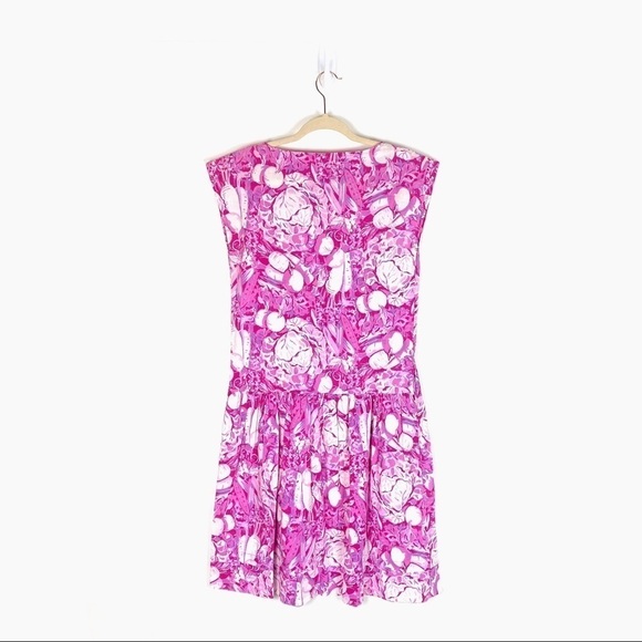 Vintage Laura Ashley 80’s Pink Floral Midi‎ Dress S - Picture 7 of 7